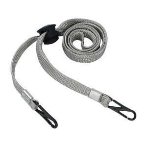 Cliq-It Lanyard, Gray or Blue will work with Face Masks, ID's, keys NEW